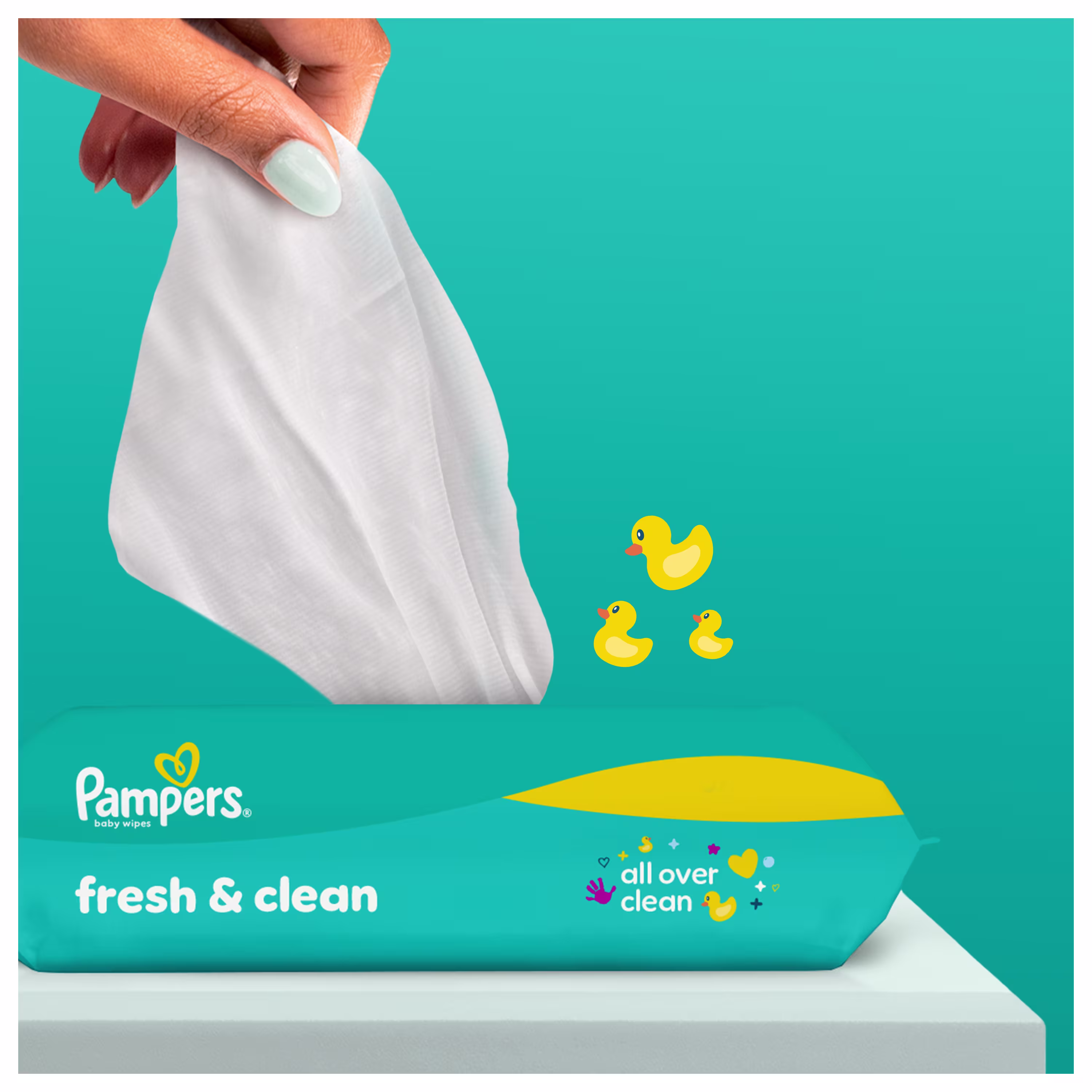 Πακέτο μωρομάντηλων Pampers Fresh & Clean. Πακέτο μωρομάντηλων Pampers Fresh & Clean.
