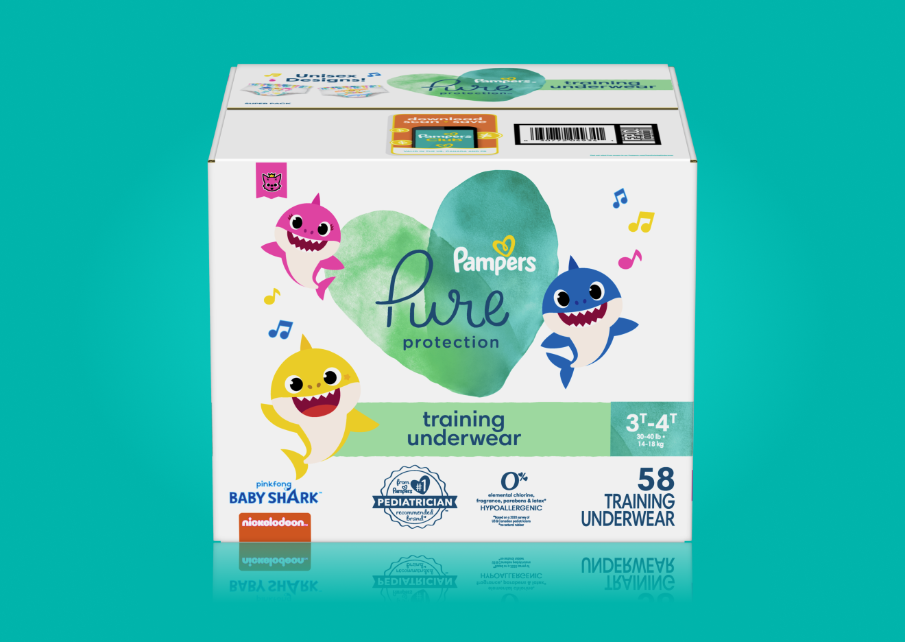 Image shows the Pure Training Pant box