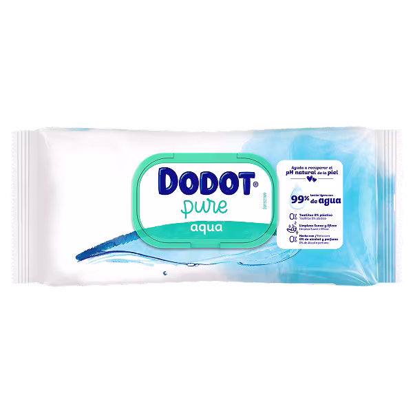 Paquete Dodot Pure Aqua toallitas