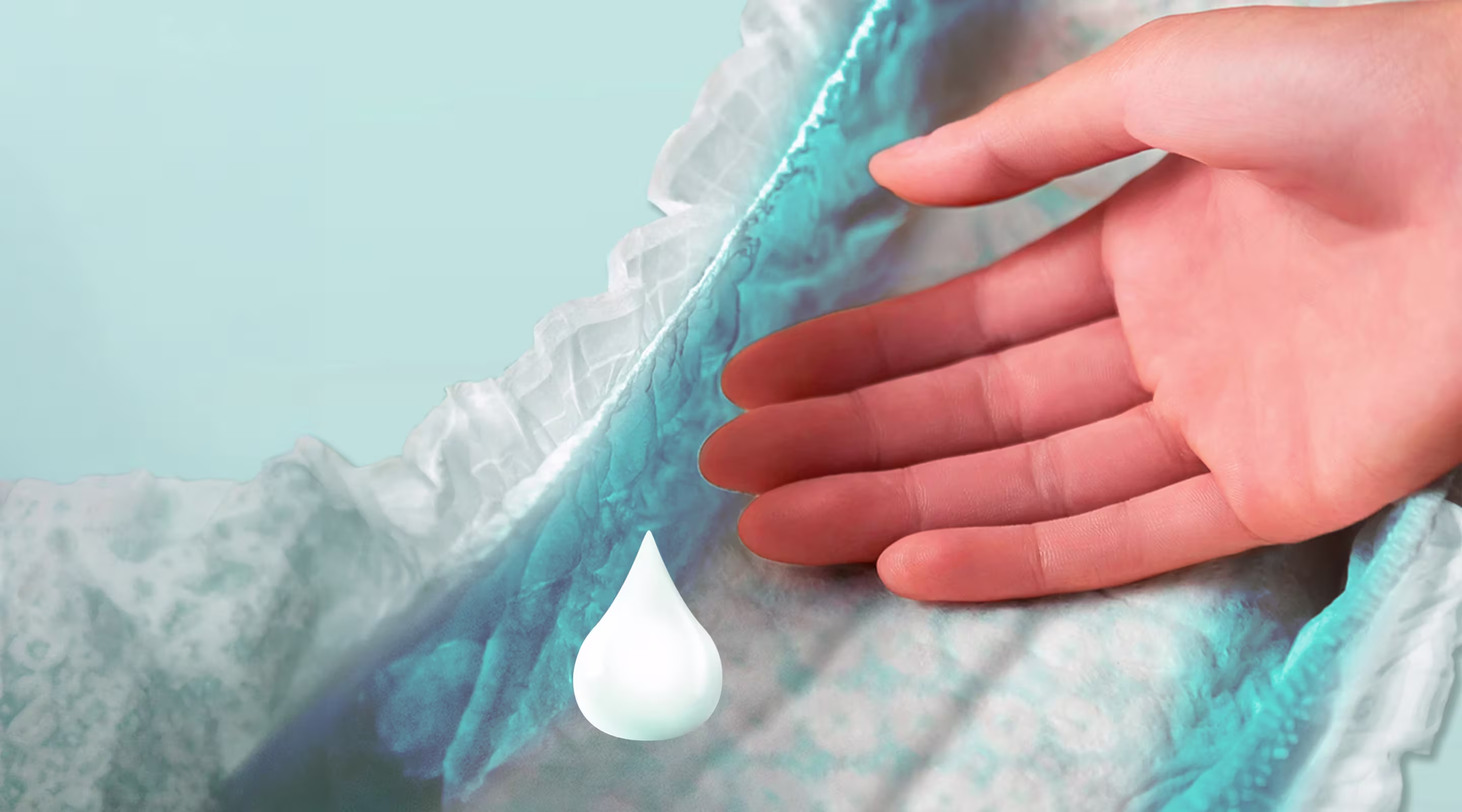 Imagen mostrando el Ajuste Elástico en pañal Pampers Confort Sec.