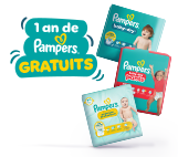1 an de Pampers gratuits