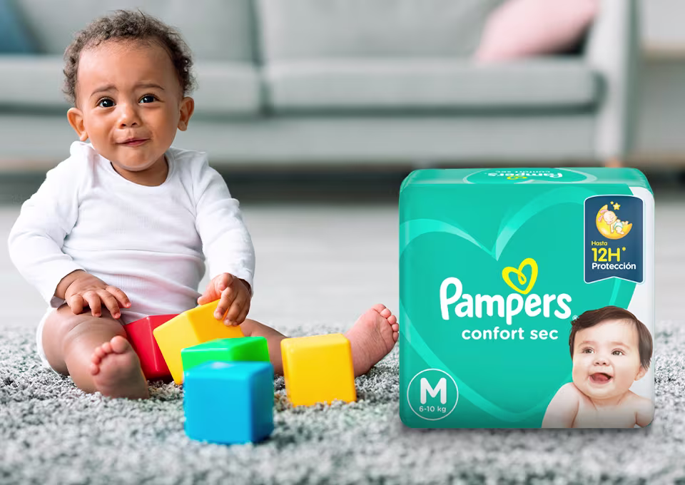 Pañales Pampers Talla M