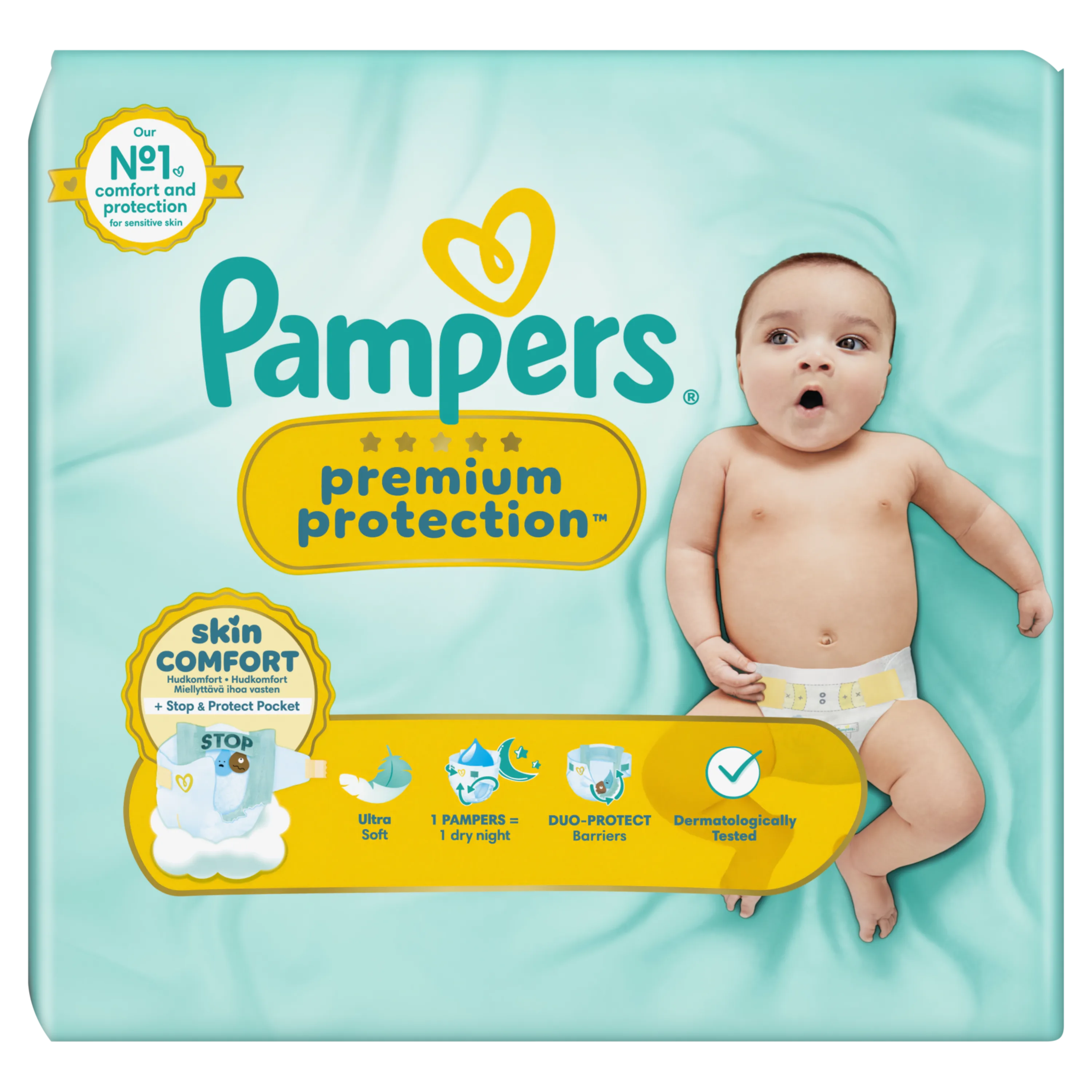 Couches Pampers Premium Protection Couches Pampers Premium Protection