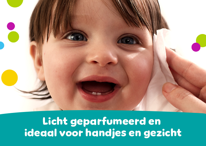 Licht geparfumeerd en ideaal voor handjes en gezicht