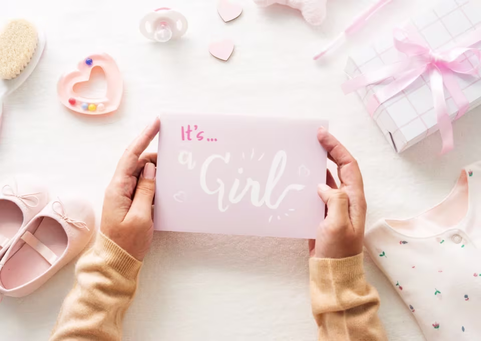 decoração chá de bebê de menina