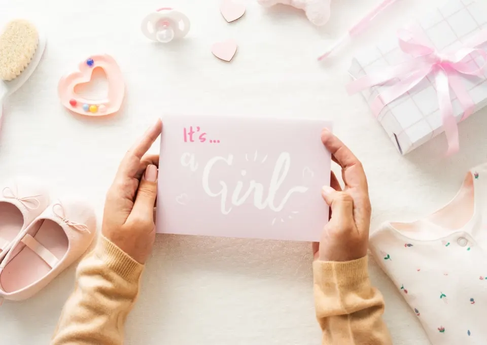 decoração chá de bebê de menina