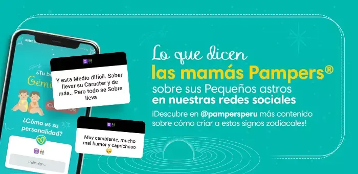 Horóscopo Geminis para tu bebé: Testimonio de mamás Pampers ehub pam horbb GeminisPE Comentarios 700x340