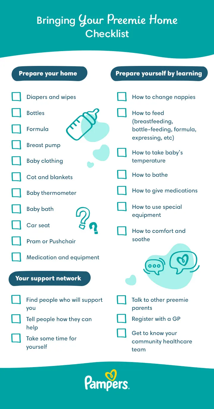 Bringing Your Preemie Home Checklist