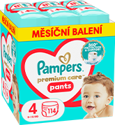 Μηνιαία συσκευασία Pampers Premium Care Pants
