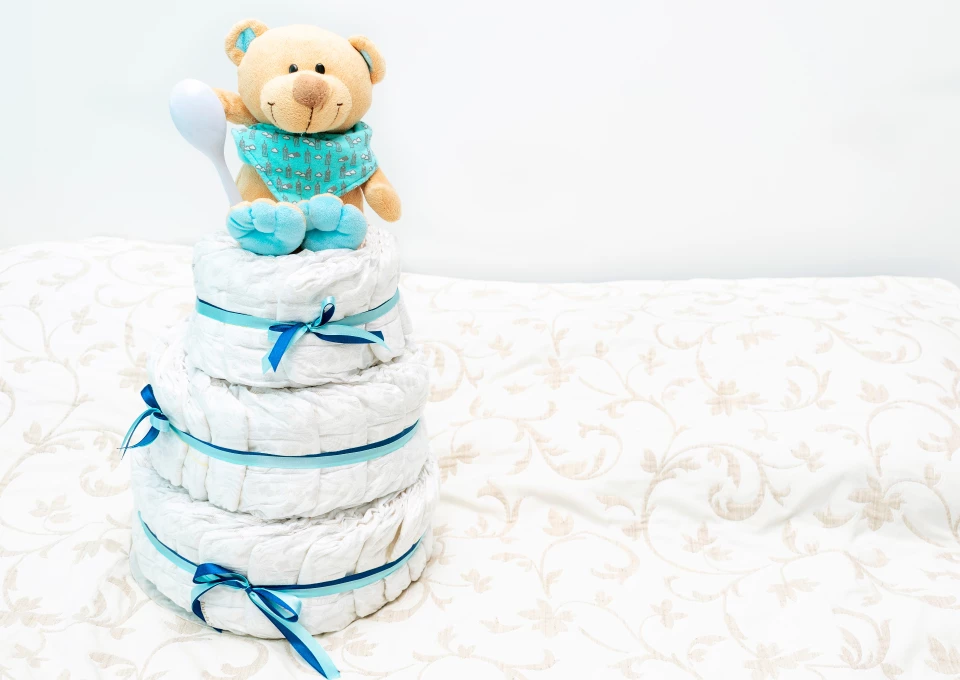 Bolo de fraldas