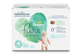 Pampers Pure Protection ingredientes cuidadosos.