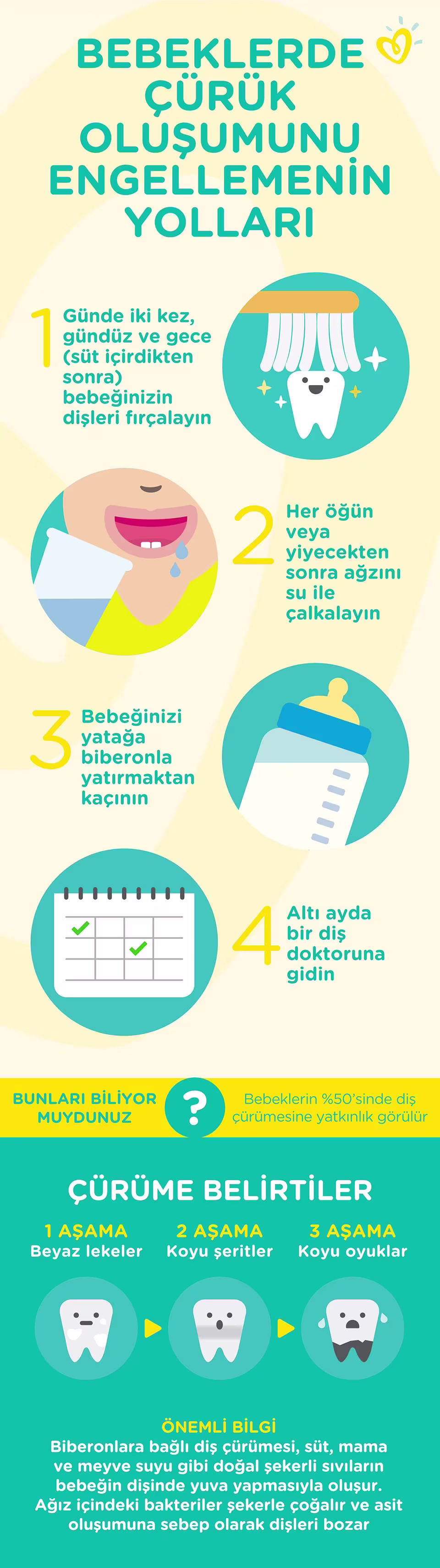 evde bebek dis bakimi-Article Content Image Bebeklerde diş çürüklerini önleme yöntemleri