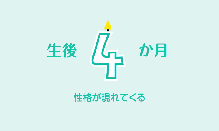 生後４か月の赤ちゃん