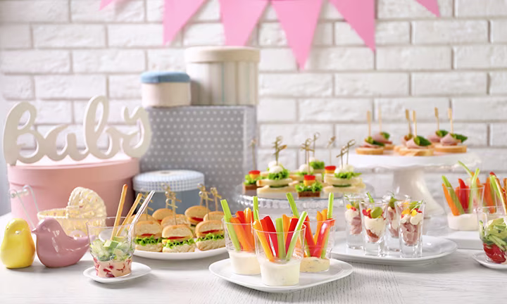Buffet de baby shower