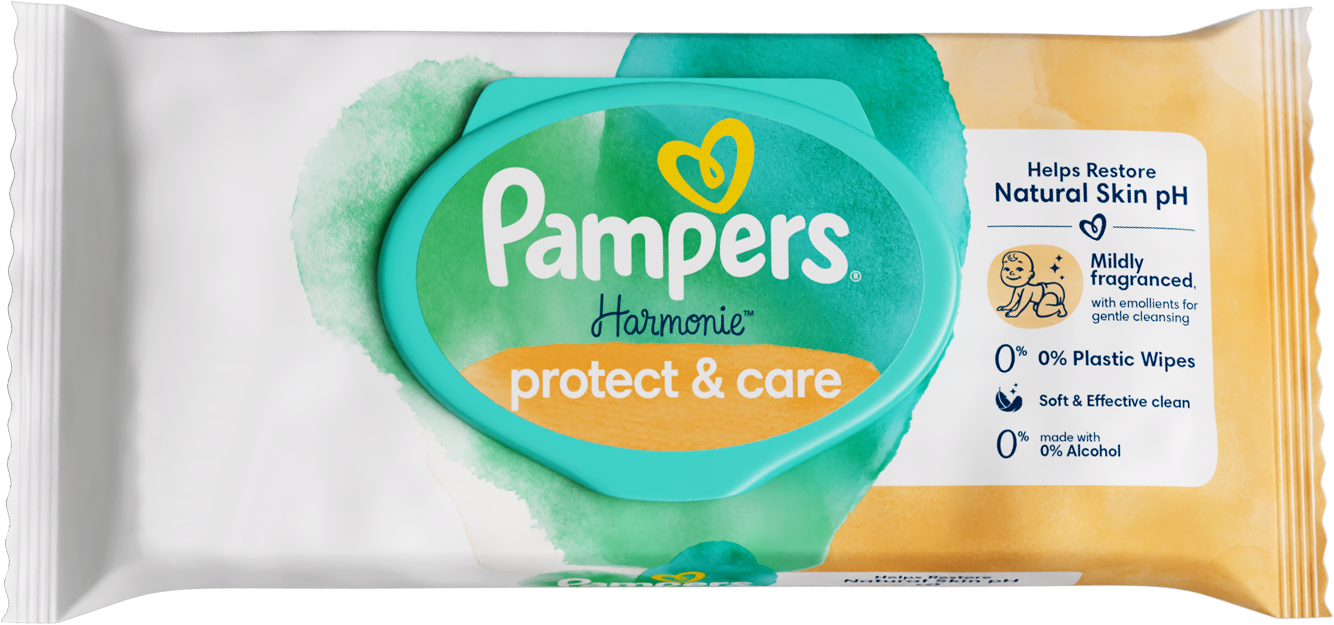 Pampers® Harmonie Protect & Care 0% Plastic
