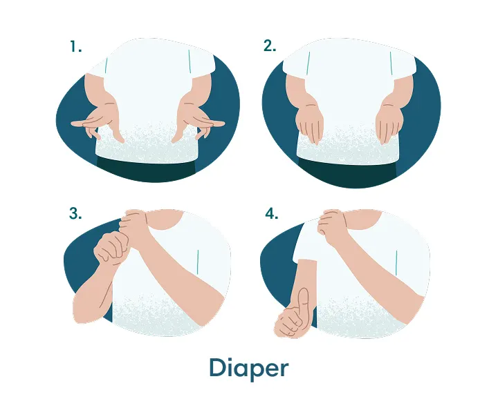 Diaper in Baby Sign Language