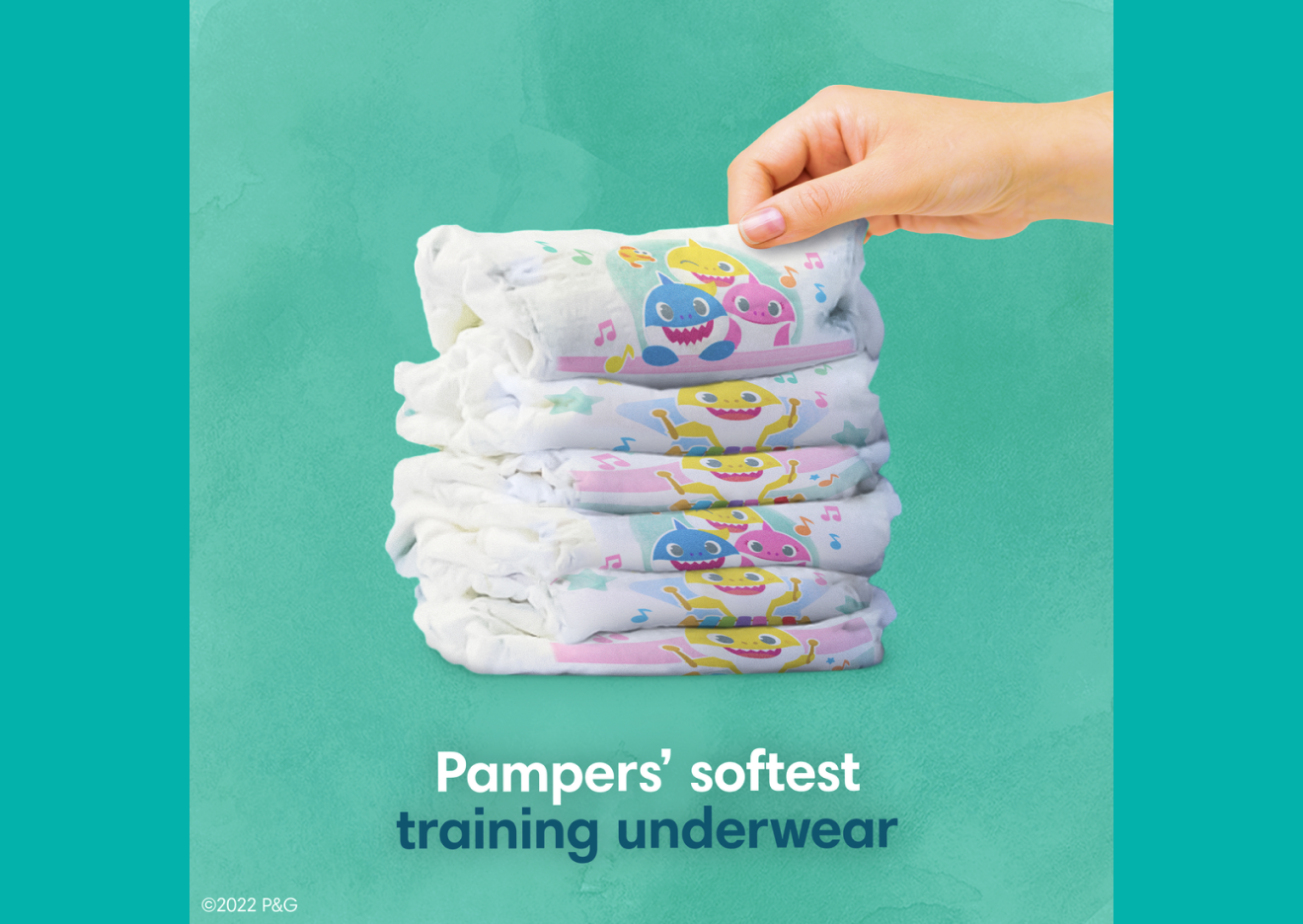 Les sous-vêtements d’entraînement Pampers Pure sont les sous-vêtements d’entraînement les plus doux de Pampers
