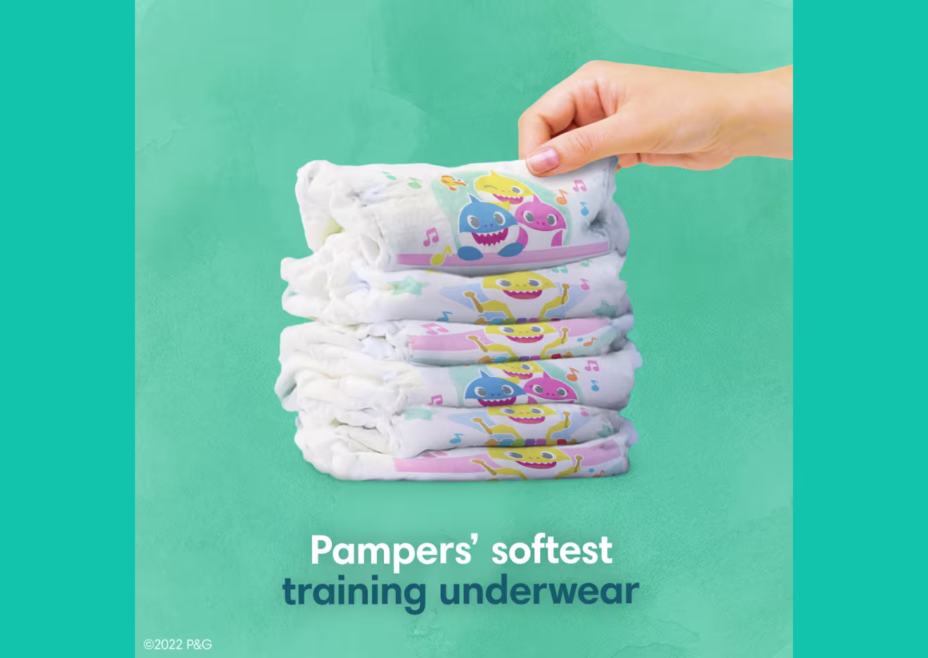 Les sous-vêtements d’entraînement Pampers Pure sont les sous-vêtements d’entraînement les plus doux de Pampers