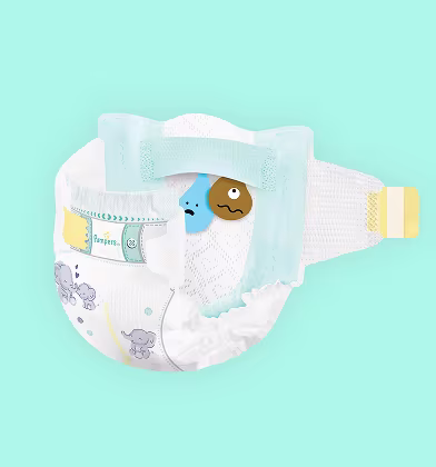 Pampers Premium Protection blöja grafik Pampers Premium Protection blöja grafik