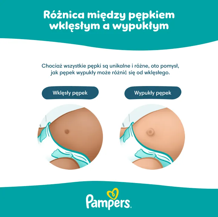 Wklęsły a wypukły pępek Wklęsły a wypukły pępek