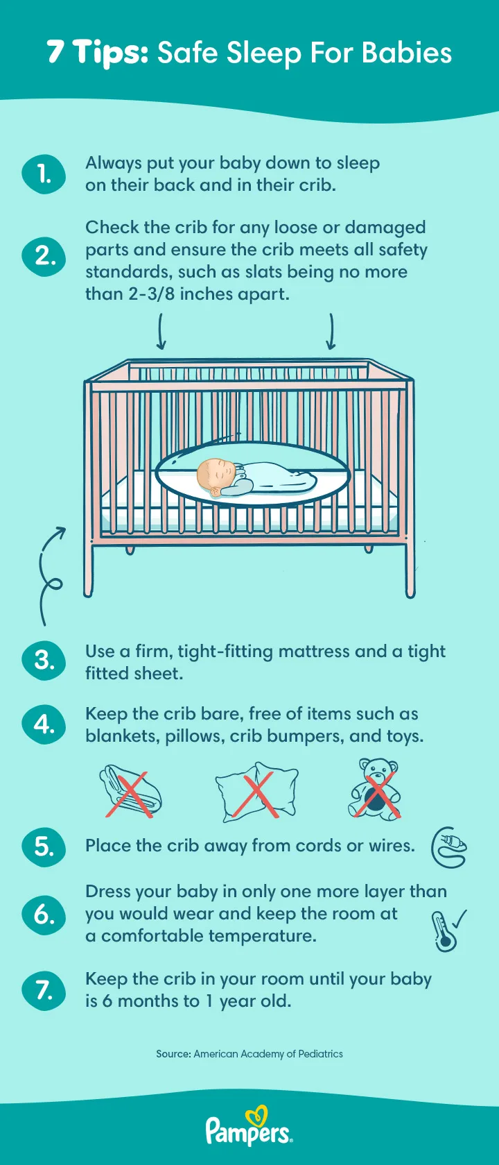 Safe sleep for babies tips