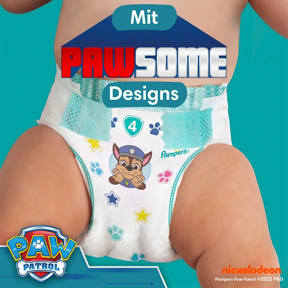 Pampers Baby-Dry Windeln mit PAW PATROL Desgin