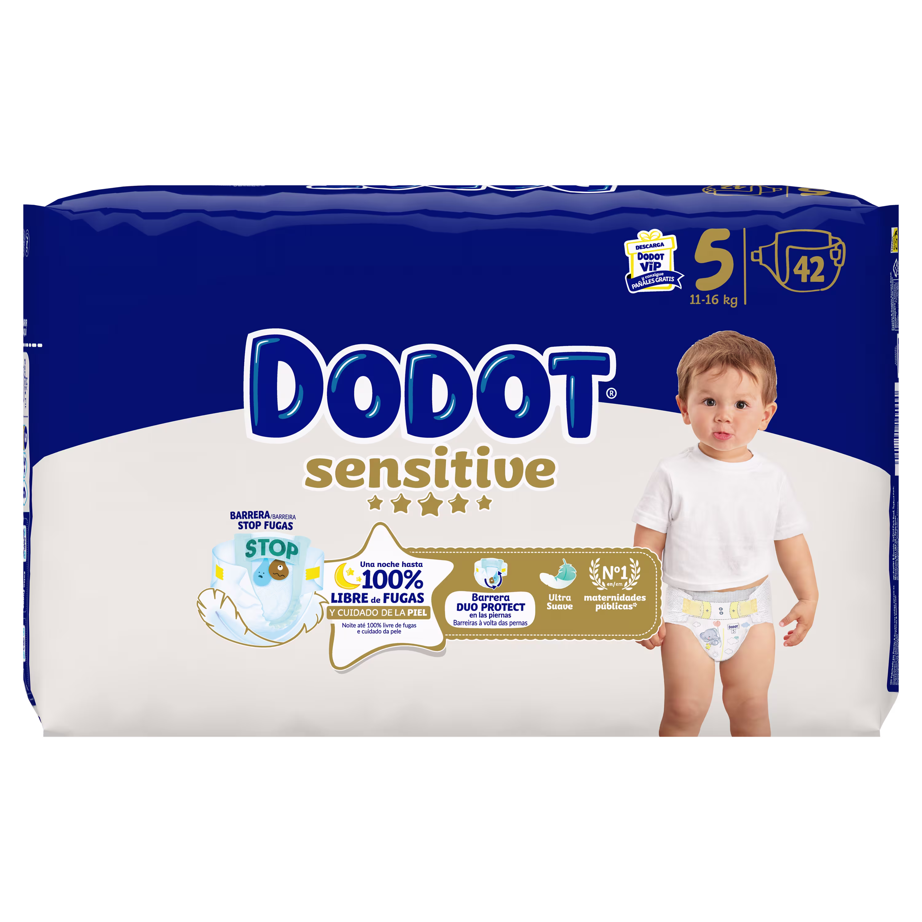 Pacote de fraldas Dodot Sensitive