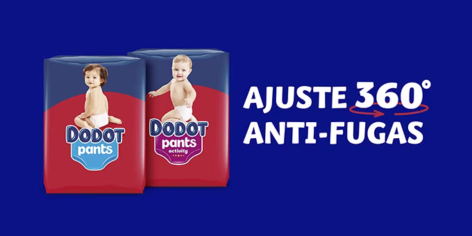 Ajuste 360°, anti-fugas e fácil de mudar