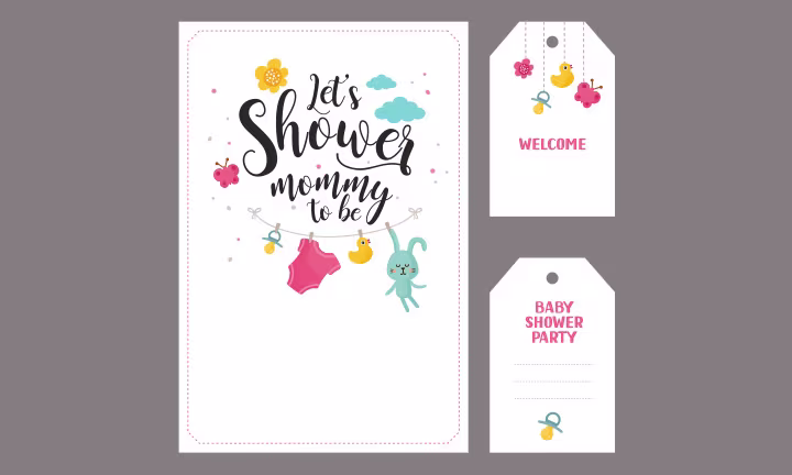Baby shower invitation