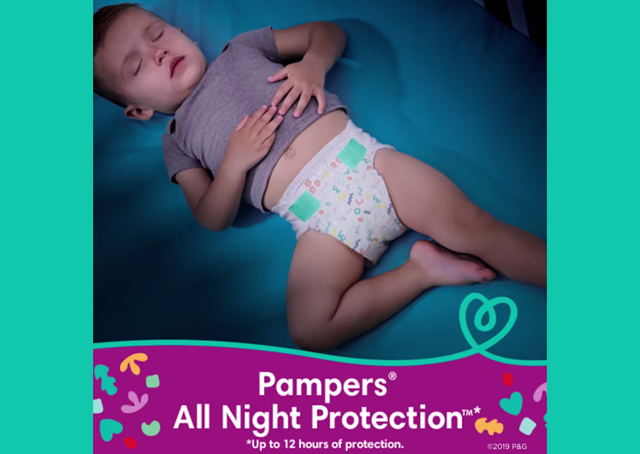Cruisers diapers offer up to 12 hours of leak protection