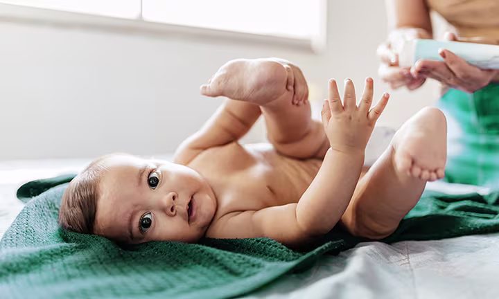 Dermatitis del pañal en bebés