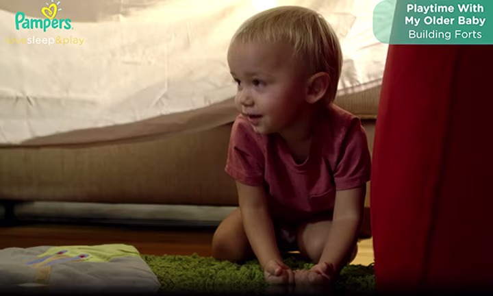 Fun Games For Toddlers: Building a Blanket Fort | Pampers