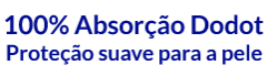 100% Absorção Dodot Ingredientes de origem vegetal
