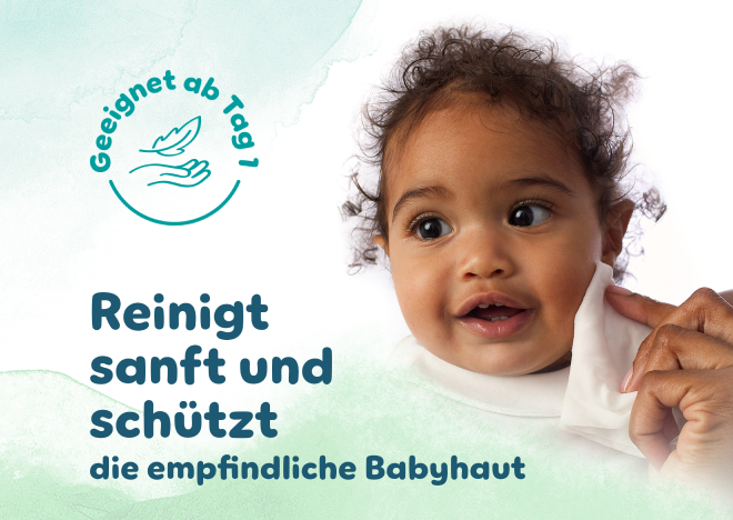 Sanft zur Haut: Geeignet für die empfindliche Haut von Neugeborenen