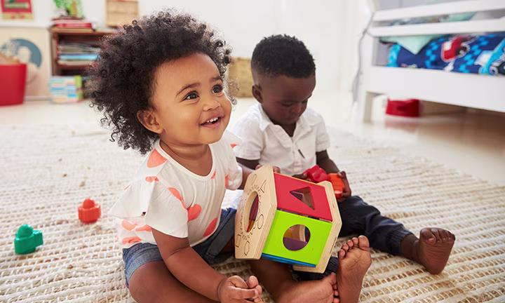 Parallel play in toddlers