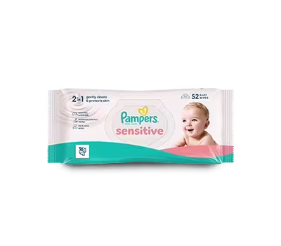 Pampers® Sensitive™ 0 % plast 