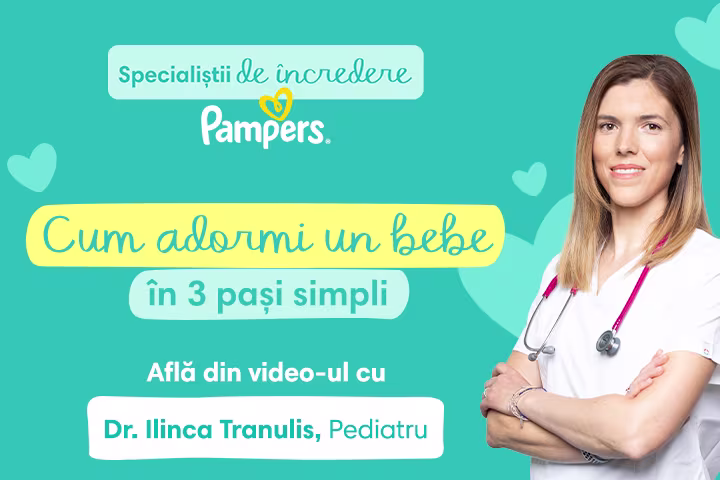 Cum adormi un bebe în 3 pași simpli