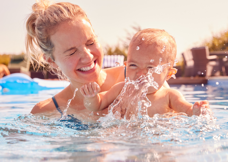 pañales para piscina
