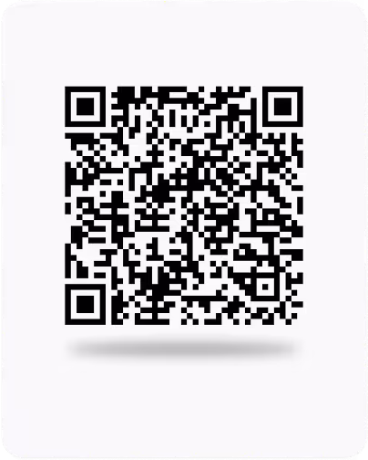 Código QR con instrucciones para escanear usando un móvil para descargar la aplicación móvil.