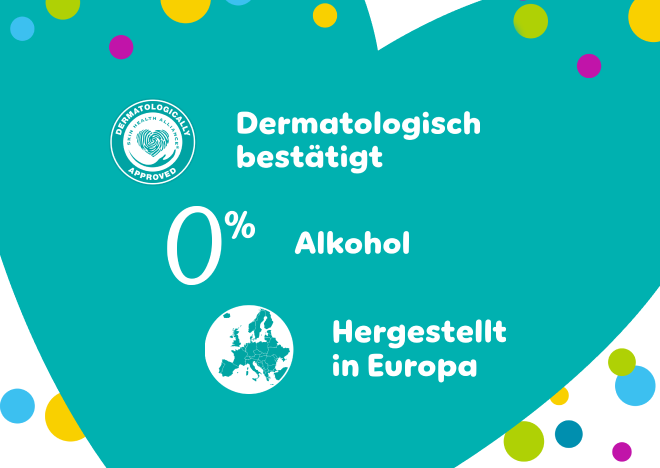Volle Windeln erhöhen den pH-Wert der Haut und können Irritationen hervorrufen. Die einzigartige Formel hilft, den natürlichen pH-Wert wiederherzustellen.