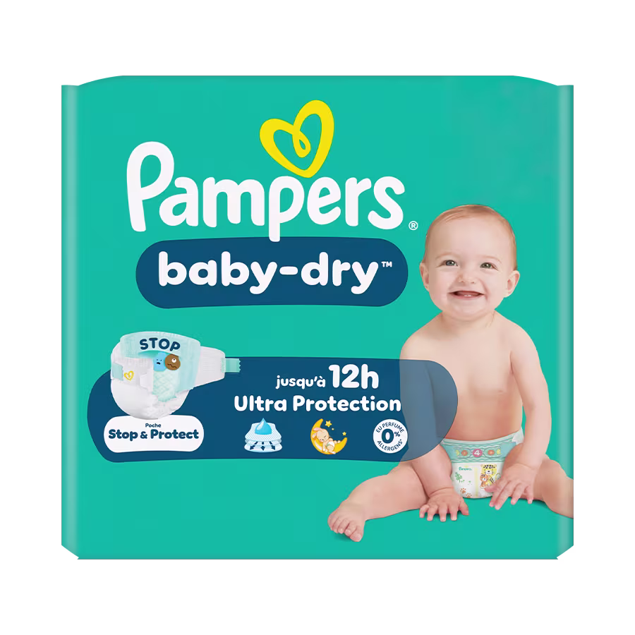 Pampers® Baby-Dry™ TAILLE 2 - 8 4.5 out of 5 stars rating
