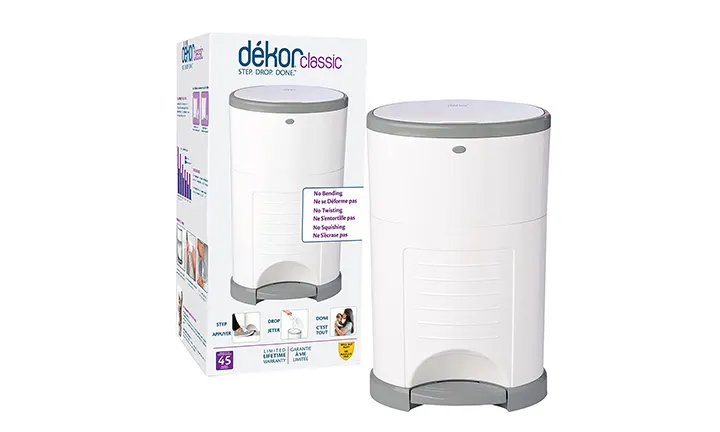 Dekor Classic Hands-Free Diaper Pail