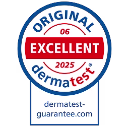 Dermatologisesti testattu logo