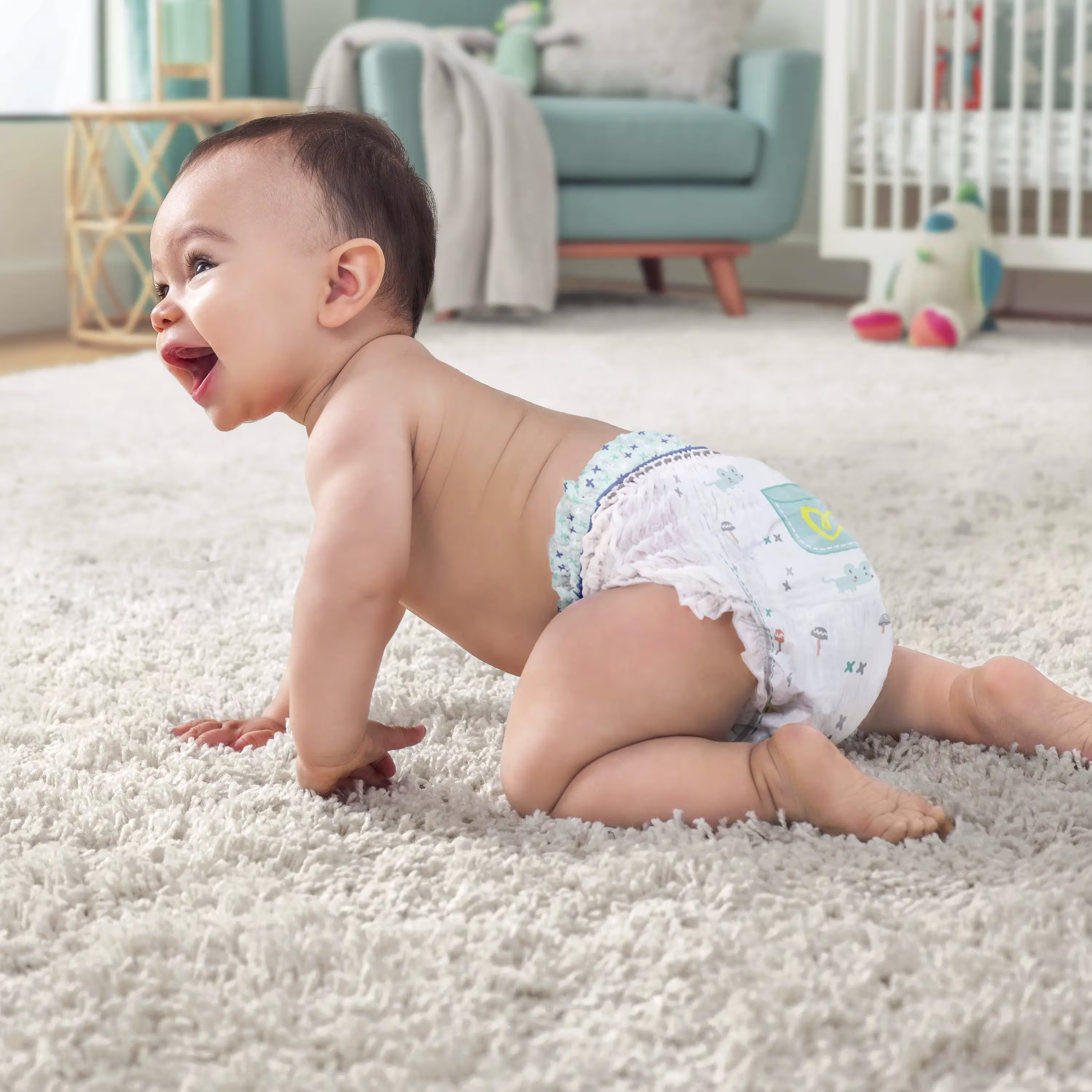 crawling child