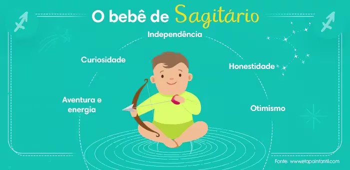 Horóscopo-bebê sagitário