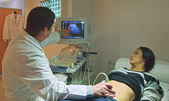 Ultrasound of an Ectopic Pregnancy
