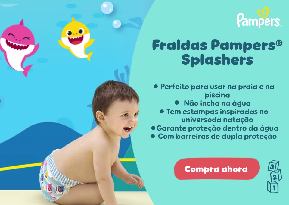 Fraldas Pampers® Splashers