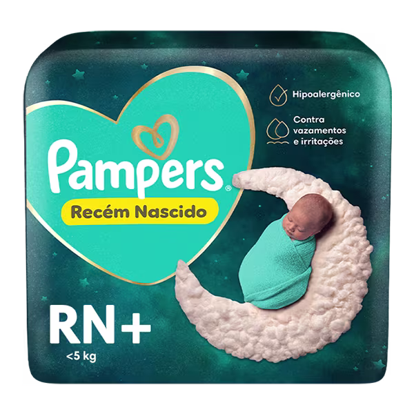 Pampers® Recém Nascido, TAMANHO RN+