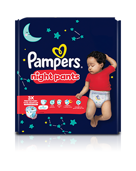 Packshot baby dry night pants 