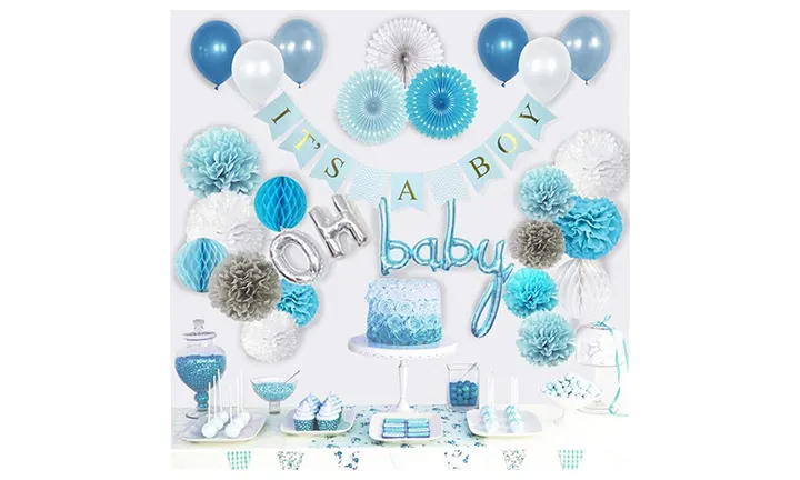Vidal Crafts Boy’s Baby Shower Decorations
